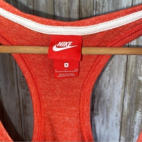 Nike Orange Heathered Tank - Picture 5 of 5